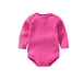 100% cotton Baby Bodysuit With long Sleevs And Turtle Neck - Indigo-Temple