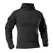 US Army Style Combat Cargo Shirt - Indigo-Temple