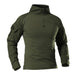 US Army Style Combat Cargo Shirt - Indigo-Temple