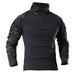 US Army Style Combat Cargo Shirt - Indigo-Temple