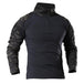 US Army Style Combat Cargo Shirt - Indigo-Temple