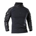US Army Style Combat Cargo Shirt - Indigo-Temple