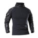 US Army Style Combat Cargo Shirt - Indigo-Temple