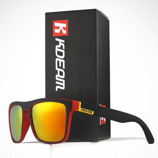 KDEAM™ Rainbow Collection Unisex Polarized  Sunglasses - Indigo-Temple