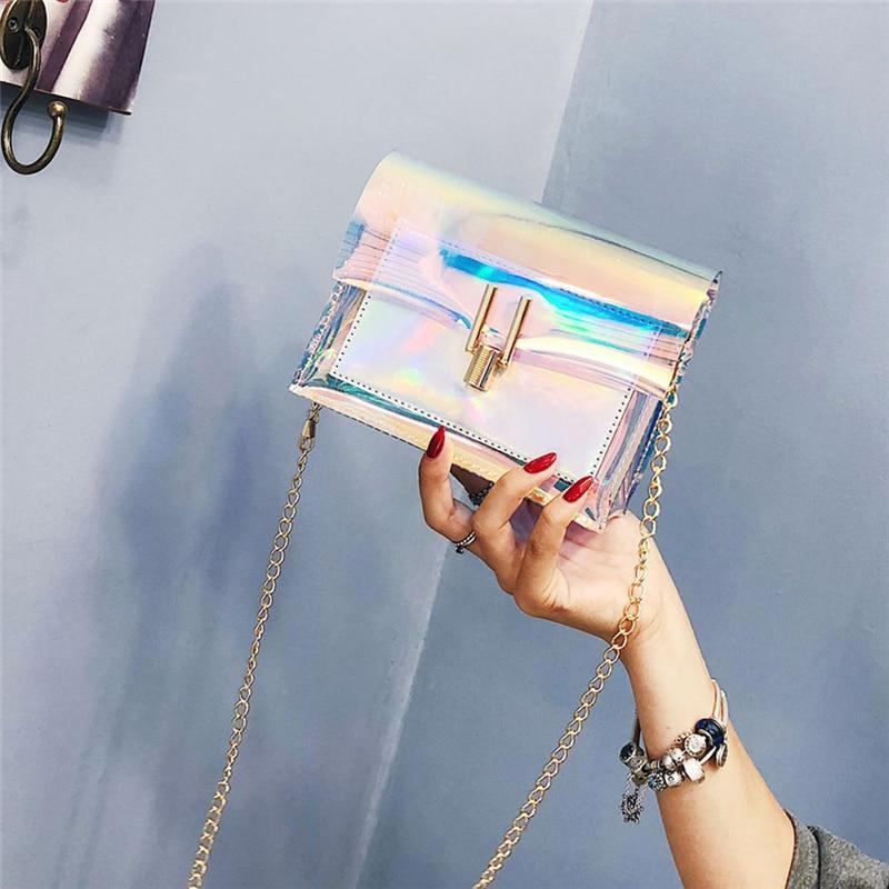 GEONYIEEK™ Transparent Modern Colored Purse - Indigo-Temple
