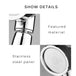 Smart-Control Triple-Pressure Rotating Showerhead - Indigo-Temple