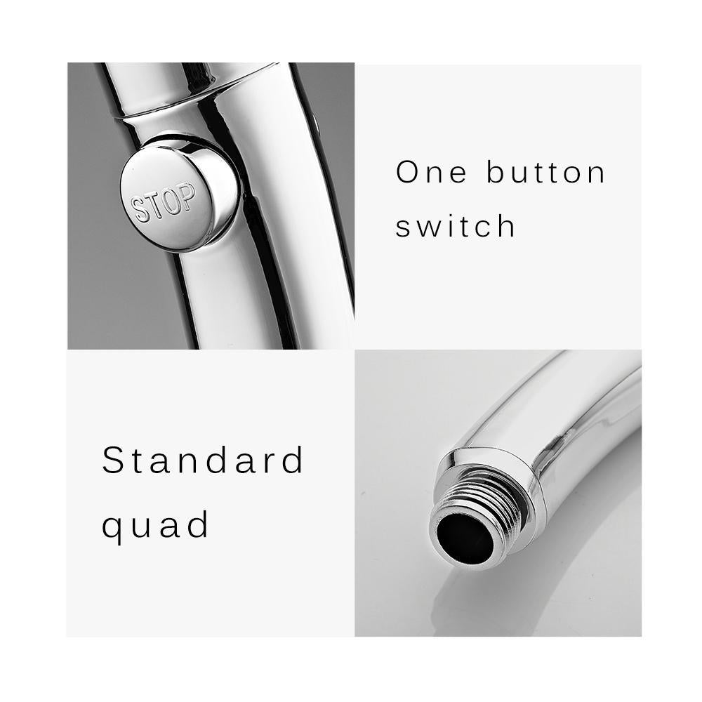 Smart-Control Triple-Pressure Rotating Showerhead - Indigo-Temple