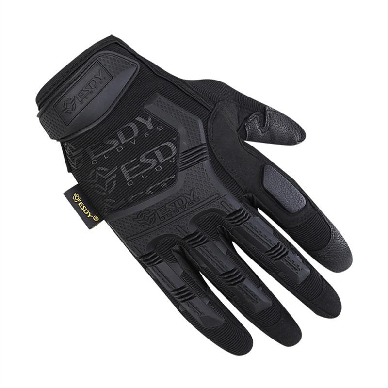 Maximum Impact Anti-Slip Tactical Gloves - Indigo-Temple