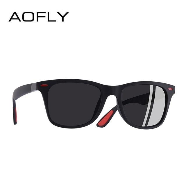AOFLY™ Ultra-Light TR90 Unisex Polarized Sunglasses - Indigo-Temple