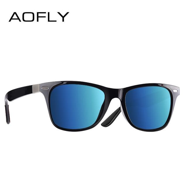 AOFLY™ Ultra-Light TR90 Unisex Polarized Sunglasses - Indigo-Temple