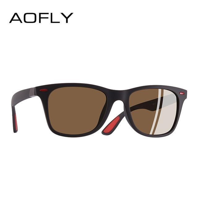AOFLY™ Ultra-Light TR90 Unisex Polarized Sunglasses - Indigo-Temple