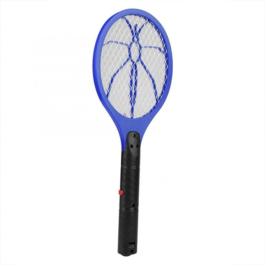 Handheld Electric Mosquito Zapping Racket - Indigo-Temple