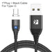 3A High-Speed Magnetic Charging Cable (Micro-USB/Type-C/Apple) - Indigo-Temple