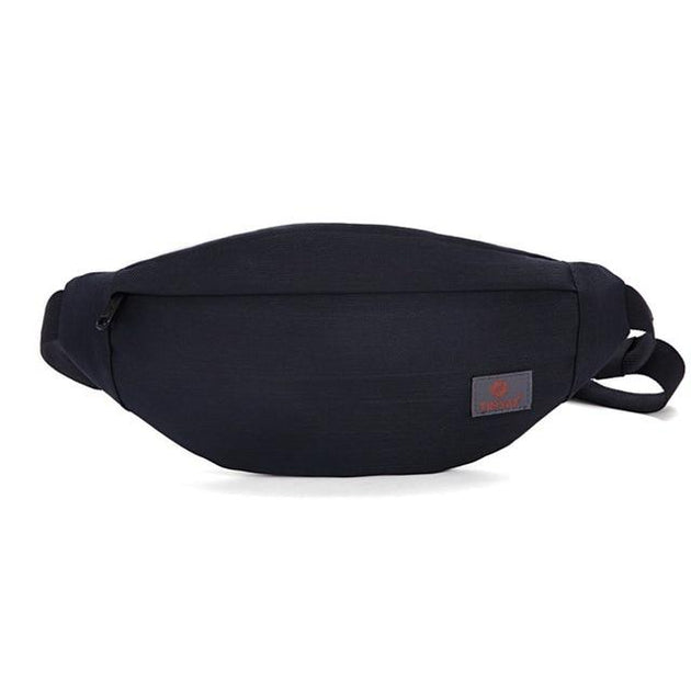 TINYAT™ Casual Polyester Fanny Pack - Indigo-Temple
