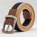 MEDYLA™ Casual Military-Style Unisex Canvas Belt - Indigo-Temple