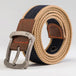 MEDYLA™ Casual Military-Style Unisex Canvas Belt - Indigo-Temple