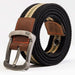 MEDYLA™ Casual Military-Style Unisex Canvas Belt - Indigo-Temple
