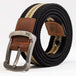 MEDYLA™ Casual Military-Style Unisex Canvas Belt - Indigo-Temple