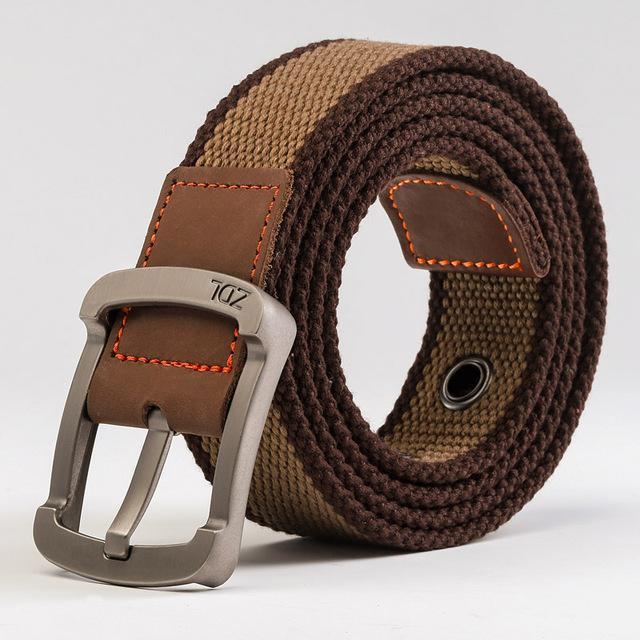 MEDYLA™ Casual Military-Style Unisex Canvas Belt - Indigo-Temple