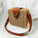 Tropical Hand-Woven Straw Purses - Indigo-Temple