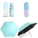 Pocket Sized Ultra Small Capsule Umbrella - Indigo-Temple