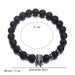 Classic Lava Stone Handmade Unisex  Beaded Bracelets - Indigo-Temple