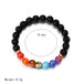 Classic Lava Stone Handmade Unisex  Beaded Bracelets - Indigo-Temple