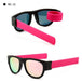 BendiShades™ Snap-Flex Polarized Unisex Sunglasses - Indigo-Temple