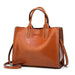 ACELURE™ Women's Leather Casual Tote Bag - Indigo-Temple