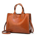 ACELURE™ Women's Leather Casual Tote Bag - Indigo-Temple