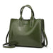 ACELURE™ Women's Leather Casual Tote Bag - Indigo-Temple