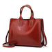 ACELURE™ Women's Leather Casual Tote Bag - Indigo-Temple