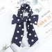 AWAYTR™ Stylish Elastic Hair-Bow Scrunchy - Indigo-Temple