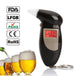Professional Key Chain Digital Breath Alcohol Tester - Indigo-Temple