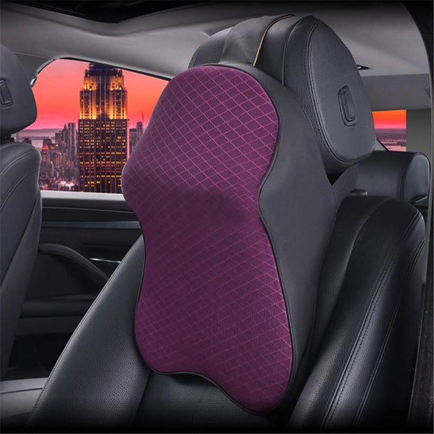 Space Memory Foam Car Headrest pillow - Indigo-Temple