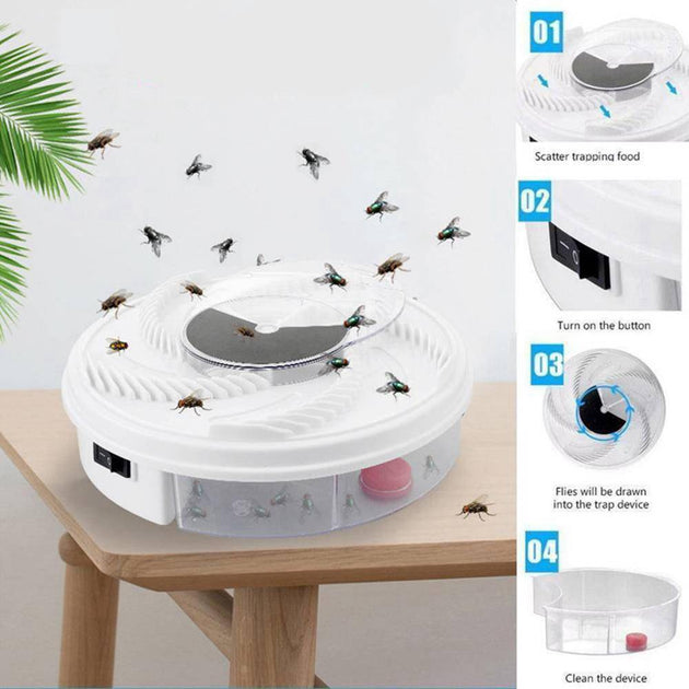 AutoSpin™ Electric Rotating Fly Trap - Indigo-Temple