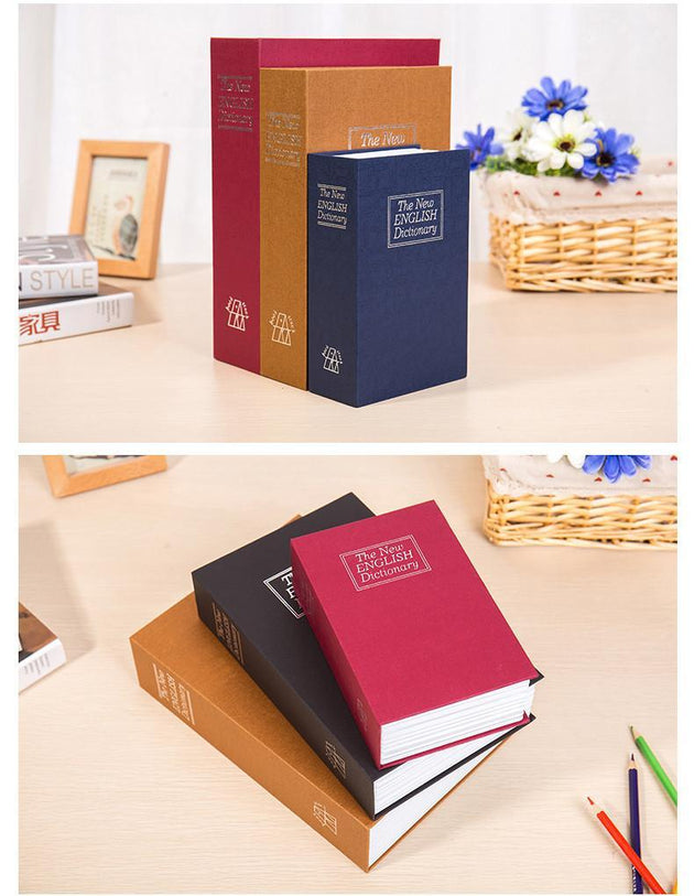 English Dictionary Decoy Book Safe - Indigo-Temple