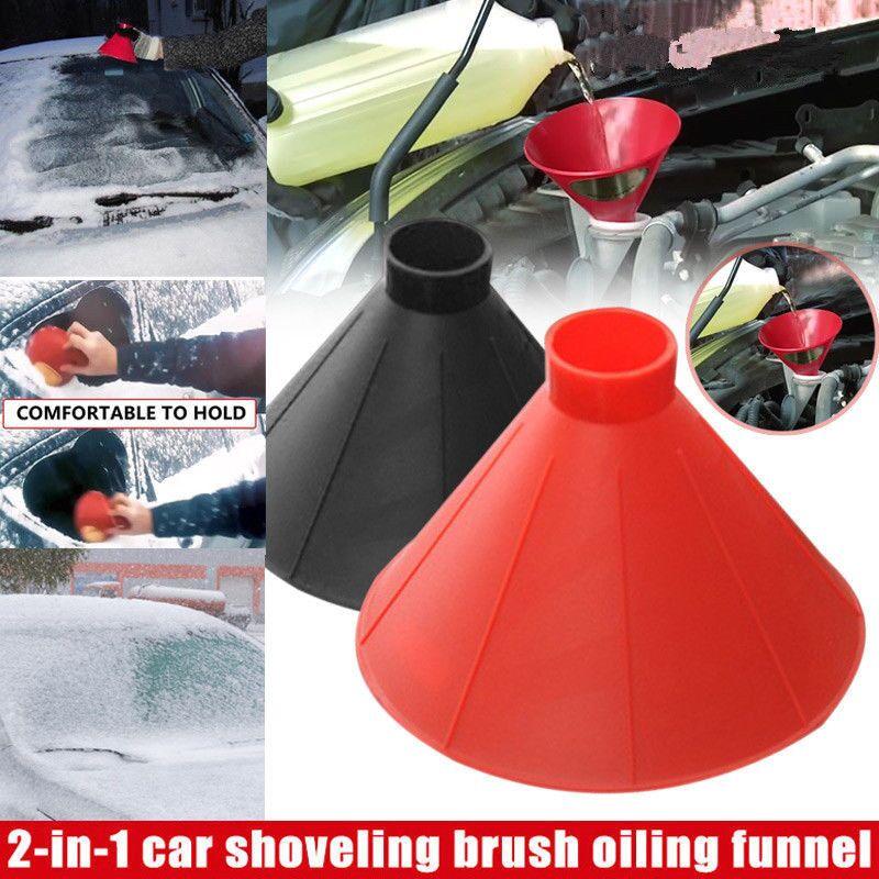 SuperScraper™ - Windshield Ice & Snow Scraper (2 pcs) - Indigo-Temple
