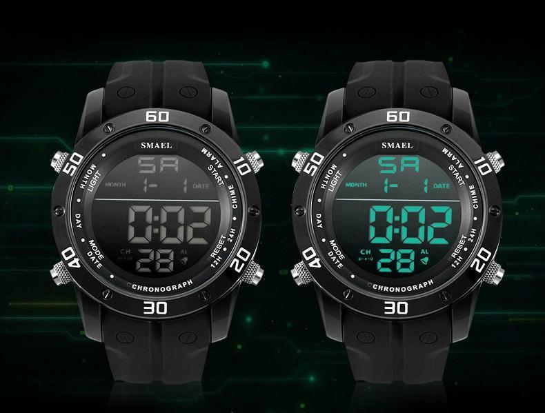 A760 Silicone Band Army Wristwatch (4 colors) - Indigo-Temple