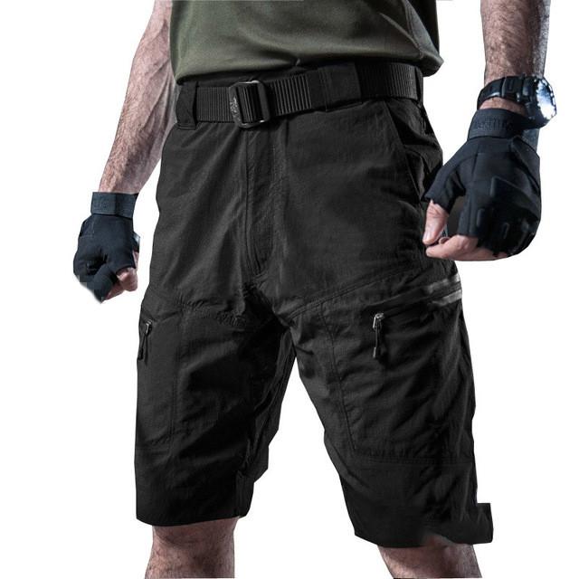 Quick-Drying Combat Cargo Shorts - Indigo-Temple