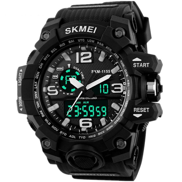 LED Military Waterproof Wristwatch - Indigo-Temple