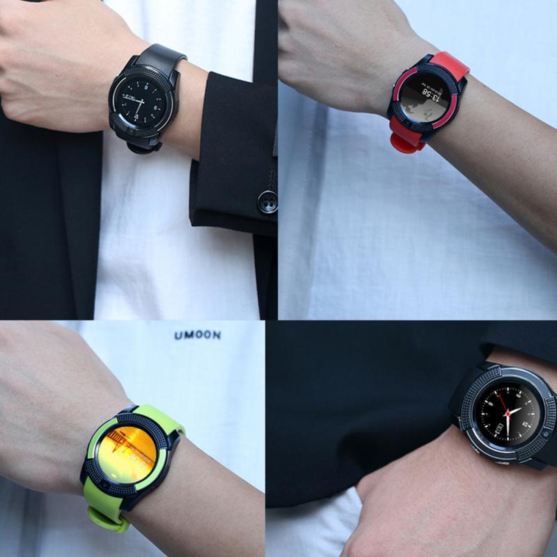 V8 Bluetooth Smartwatch For Android - Indigo-Temple