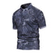 TACVASEN  Sleeve Pocket Tactical Polo - Indigo-Temple