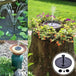 Futuristic Solar Powered Bird Fountain - Indigo-Temple
