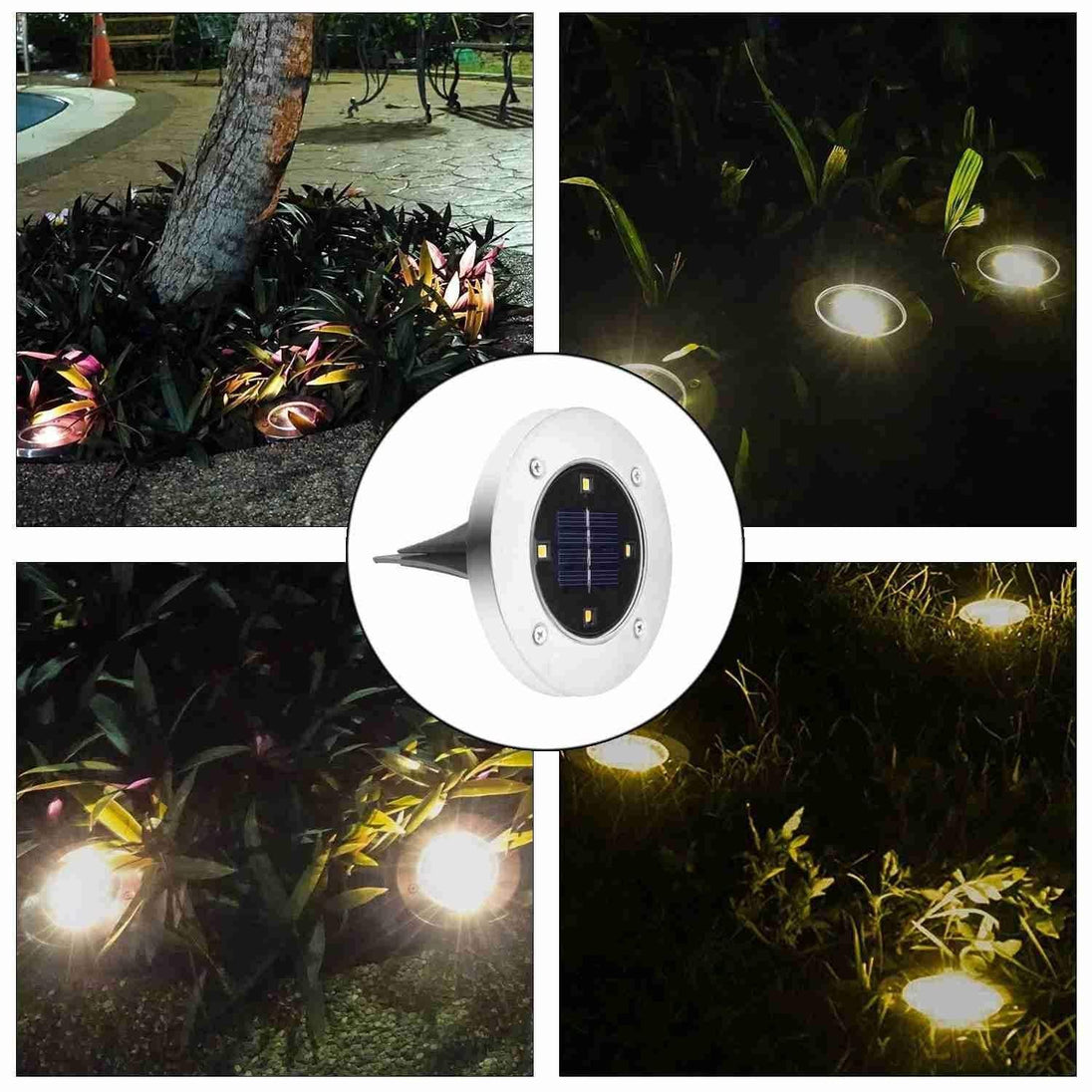 SolarCharge™ Garden Ground Solar powered  Light (2/4/8 pcs set) - Indigo-Temple