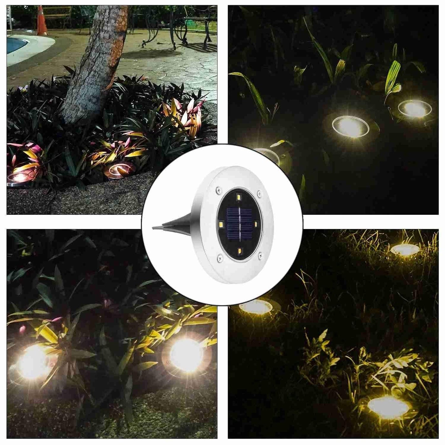 SolarCharge™ Garden Ground Solar powered  Light (2/4/8 pcs set) - Indigo-Temple