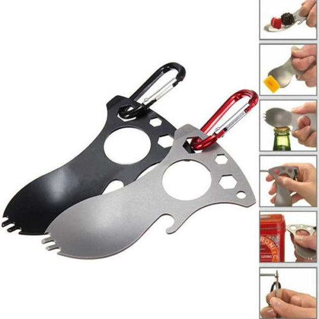 Outdoor Multi Functional Spork - Indigo-Temple