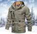Multi-pocket Waterproof Tactical Bomber Jackets - Indigo-Temple