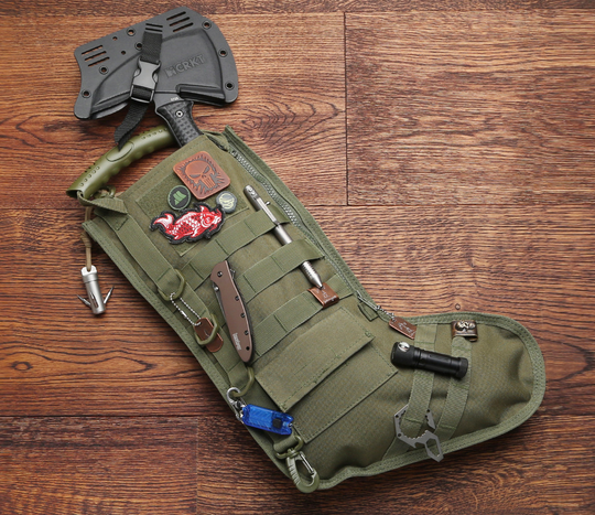 TACTICAL CHRISTMAS STOCKING - Indigo-Temple