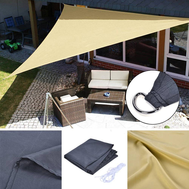 Anti-UV Protective Outdoor Triangle Shade Sail - Indigo-Temple